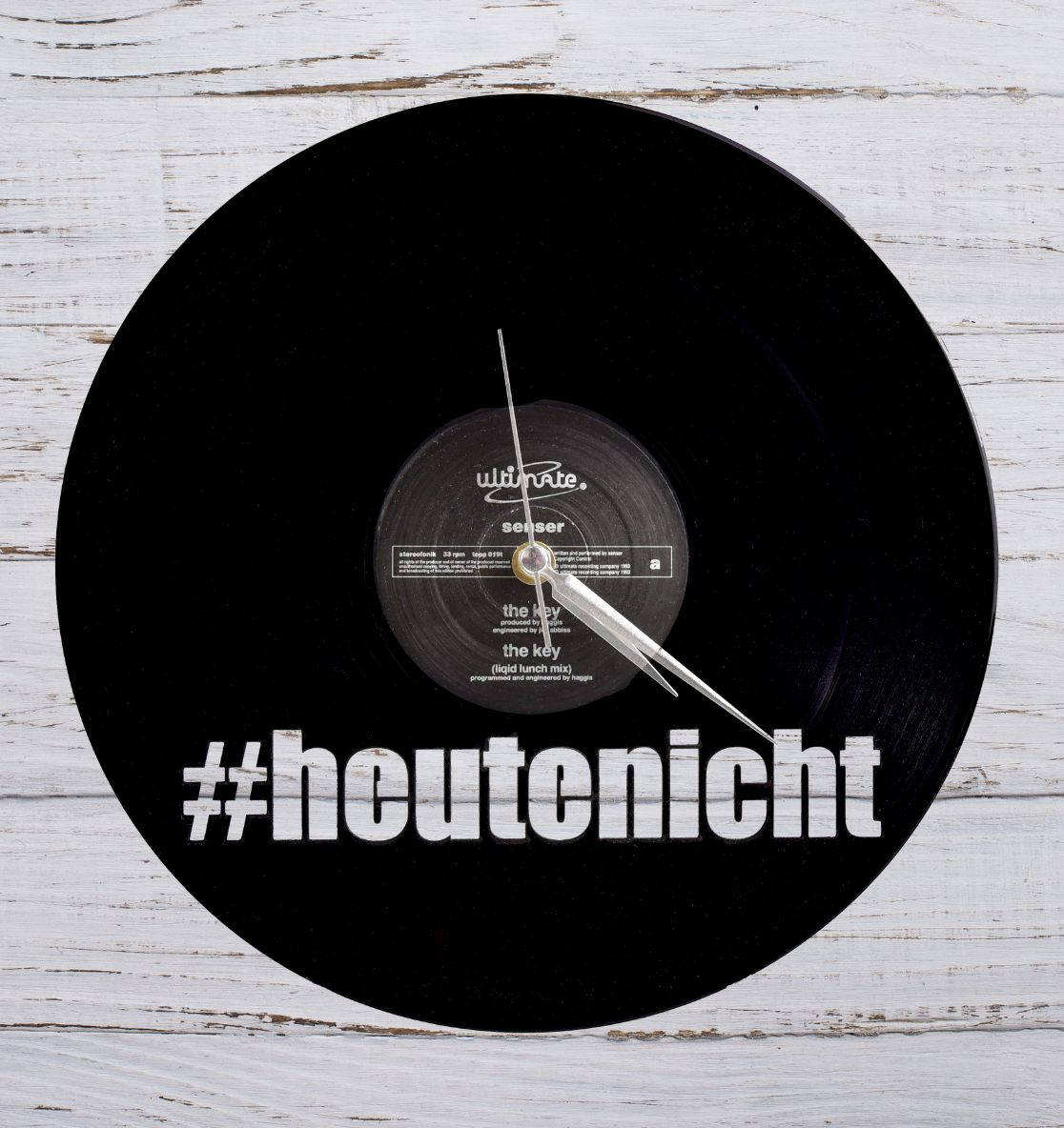 Schallplattenuhr Uhr