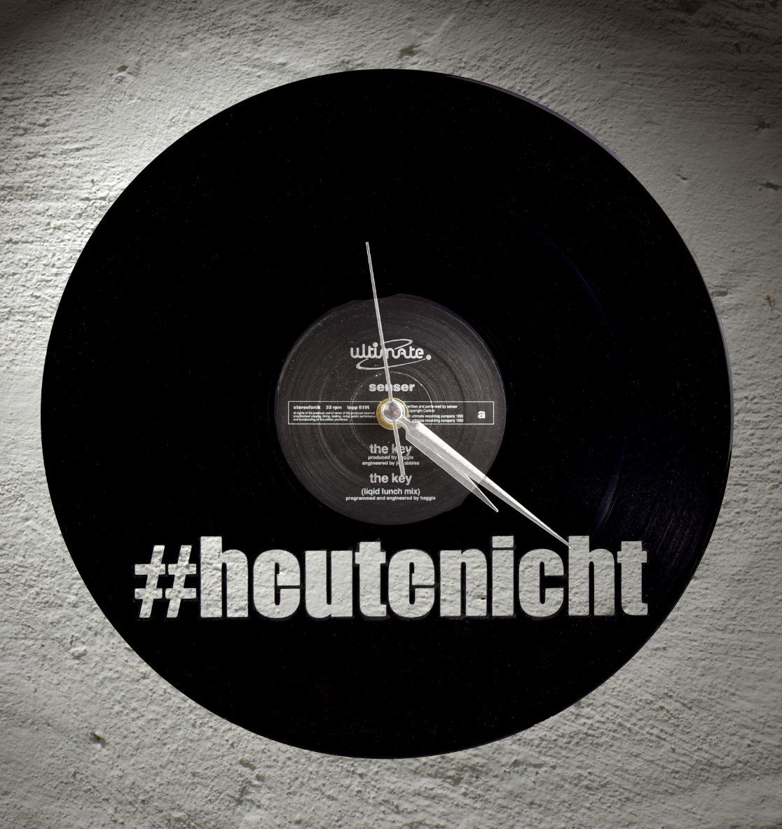 Schallplatte Geschenk Uhr