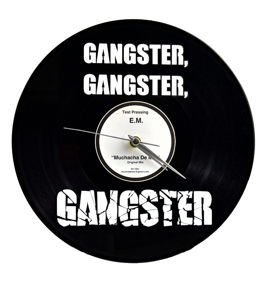 GANGSTER, GANGSTER, GANGSTER Wanduhr